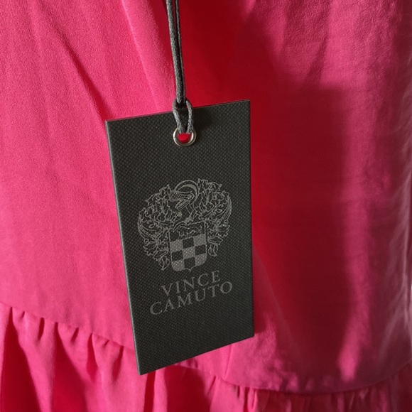 NWT Vince Camuto Pink Peplum Top - Picture 8 of 10